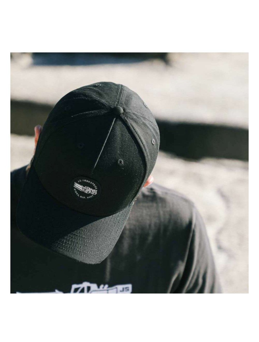 Clothing * | Js Baron Cap Black Js-Surfboards Quick Delivery