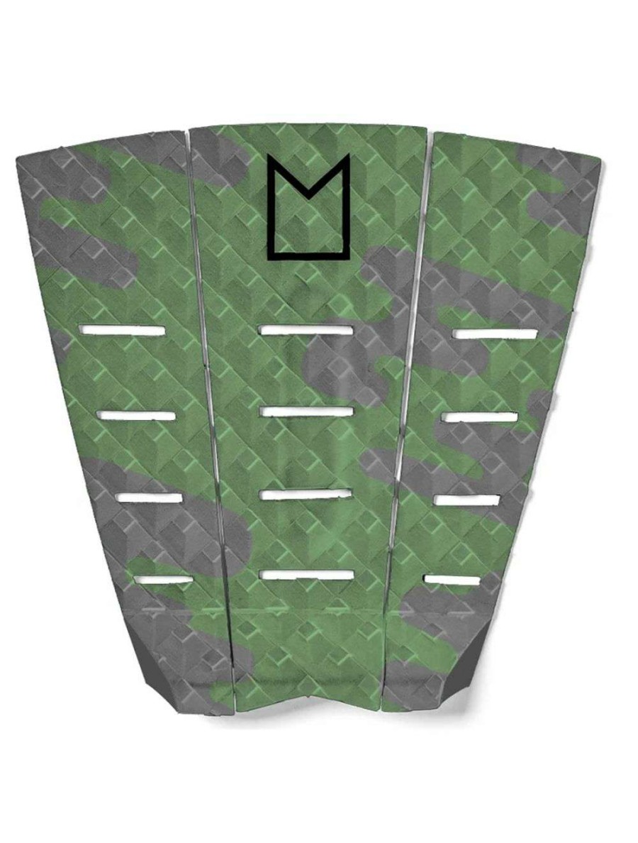 Surf Accessories * | Modom Surf Taj Burrow Tail Pad Green/Grey Camo Modom-Surf Special