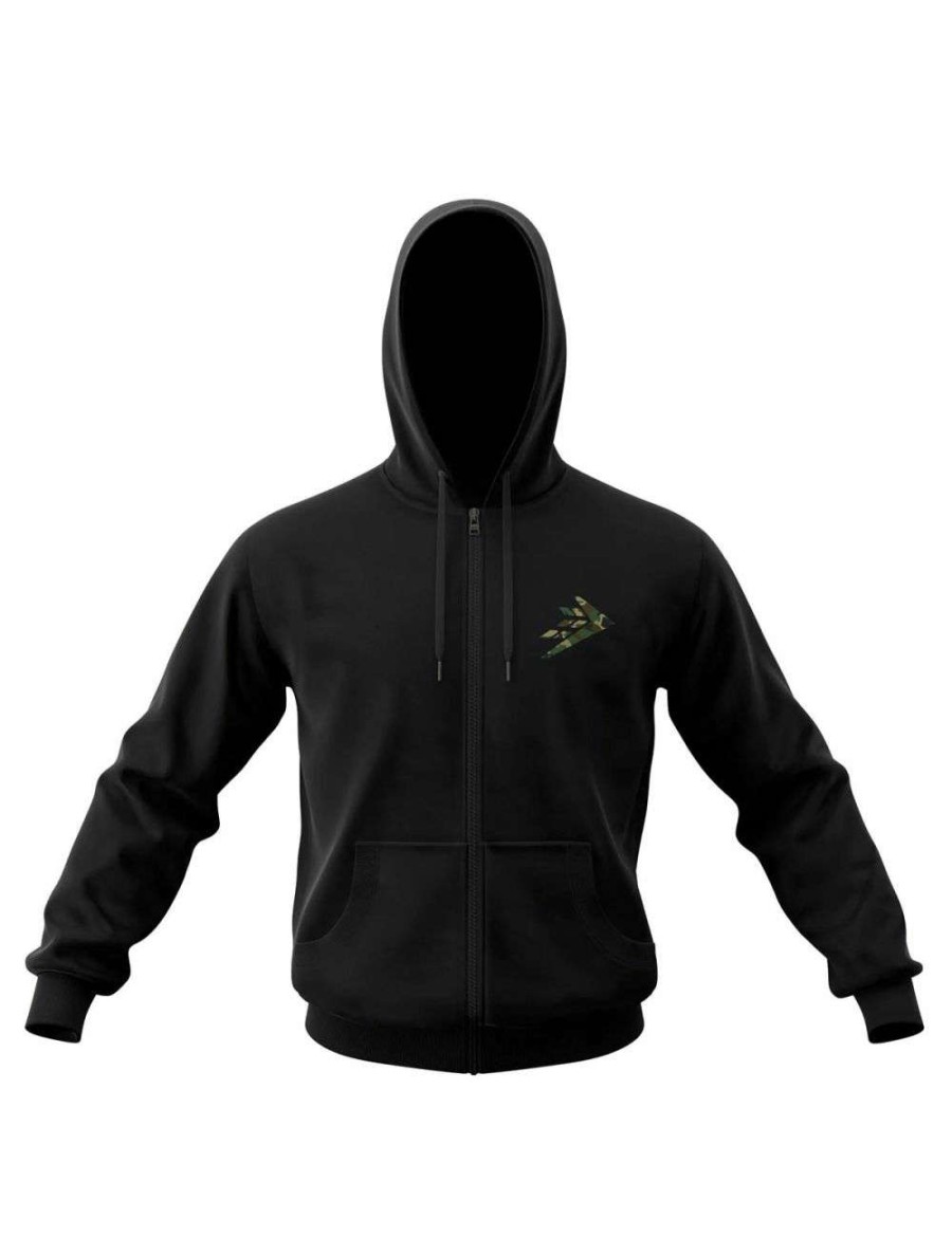 Clothing * | Firewire Icon Fleece Hoody Black Firewire-Surfboards Excellent