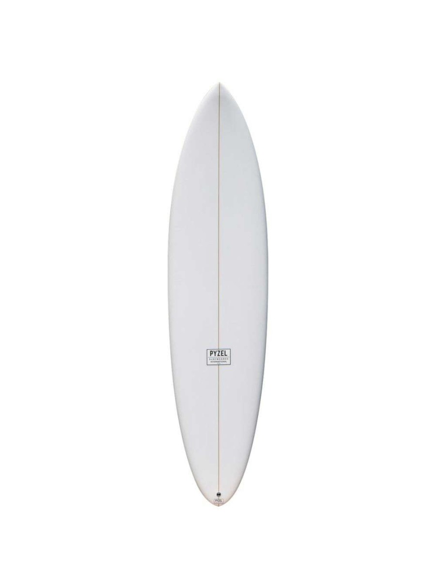 Surfboards * | Pyzel Mid Length Crisis Twin Surfboard Clear Pyzel-Surfboards Excellent