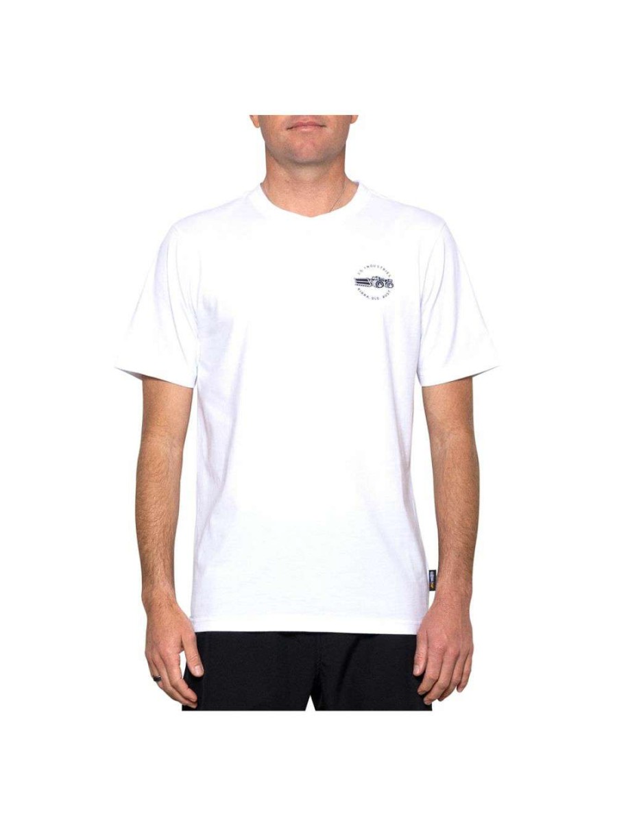 Clothing * | Js Baron Short Sleeve Tee White Js-Surfboards Special