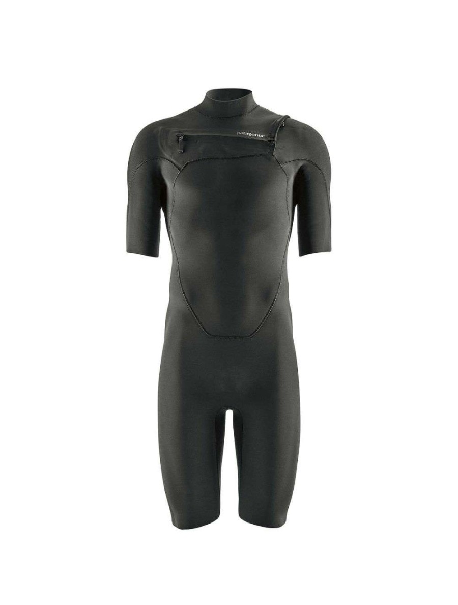 Wetsuits * | Patagonia Men'S R1 Lite Yulex Front-Zip Short-Sleeved Spring Suit Excellent