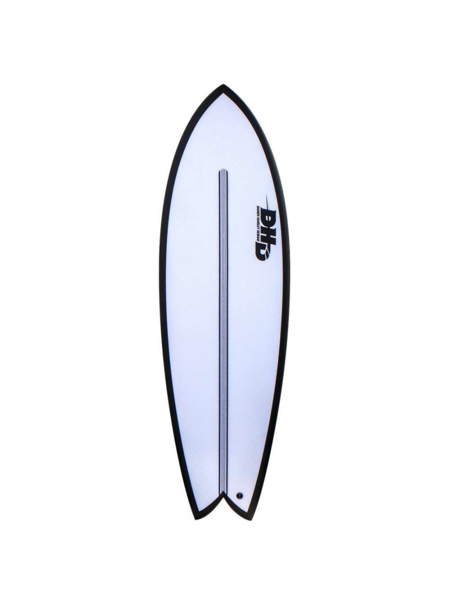 Surfboards * | Dhd Mini Twin Eps Surfboard Black Dhd-Surfboards Sale Online