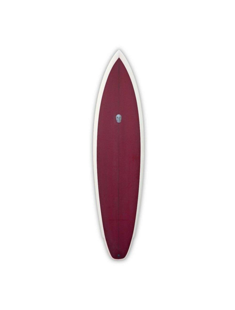 Surfboards * | Christenson Lane Splitter Mid Surfboard 7'2 Burgundy Promotion