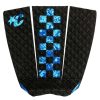 Surf Accessories * | Creatures Of Leisure Jack Freestone Lite Performance Tail Pad Black Cyan Royal Swirl Chex Creature-Of-Leisure Discount Sale