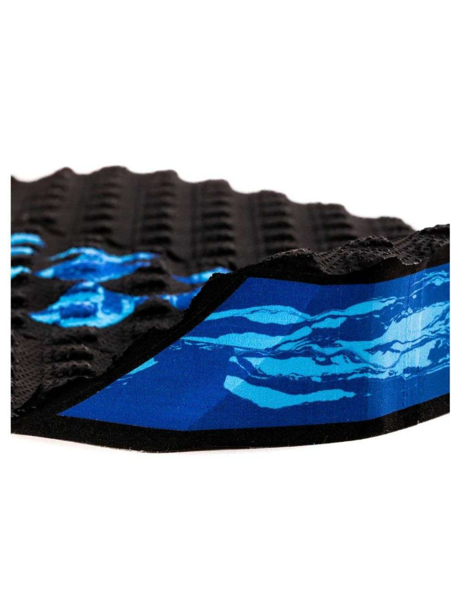 Surf Accessories * | Creatures Of Leisure Jack Freestone Lite Performance Tail Pad Black Cyan Royal Swirl Chex Creature-Of-Leisure Discount Sale