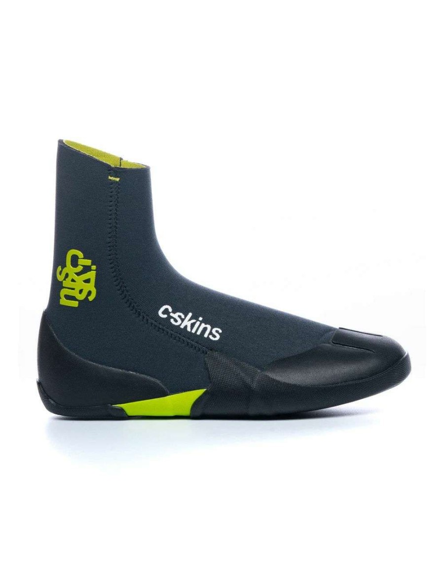 Wetsuits * | C-Skins Legend 3.5Mm Junior Zipped Round Toe Wetsuit Boots C-Skins-Wetsuits Best Price