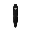 Surfboards * | Drag Coffin Single Fin 8'0 Softboard Black/White Drag-Surfboards Best Price