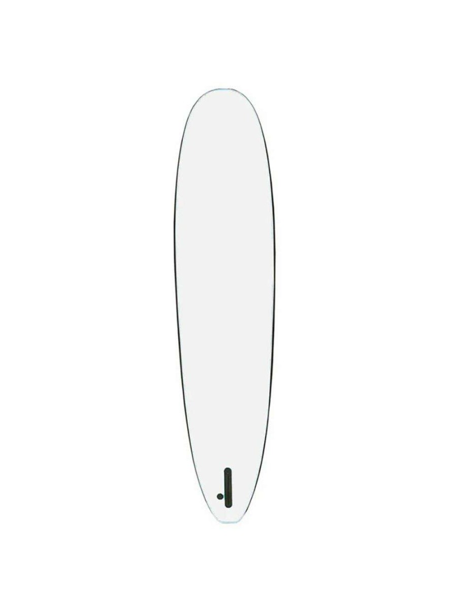 Surfboards * | Drag Coffin Single Fin 8'0 Softboard Black/White Drag-Surfboards Best Price