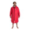 Wetsuits * | Dryrobe Advance Long Sleeve Changing Robe Red/Grey 100% Guarantee