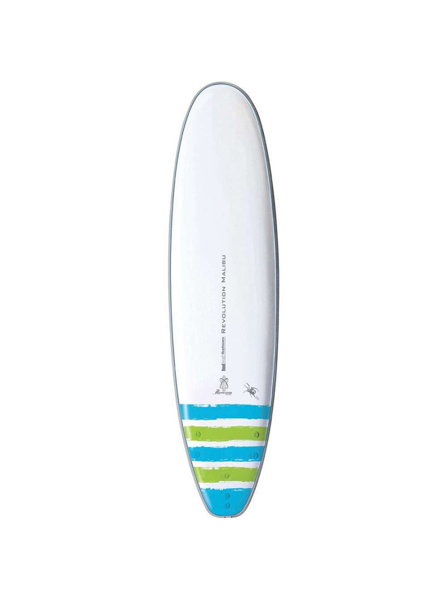 Surfboards * | Redback Revolution Malibu 7'0 Surfboard Blue Redback-Surfboards Excellent