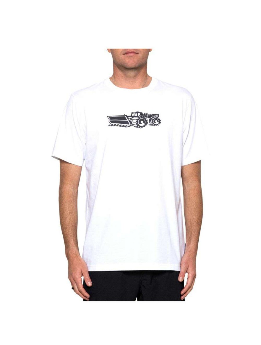 Clothing * | Js Traktor Tee White Js-Surfboards Exclusive