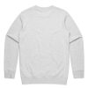 Clothing * | Dtl Surf Co. Crew Sweatshirt White Heather Down-The-Line-Surf-Co Discount Sale