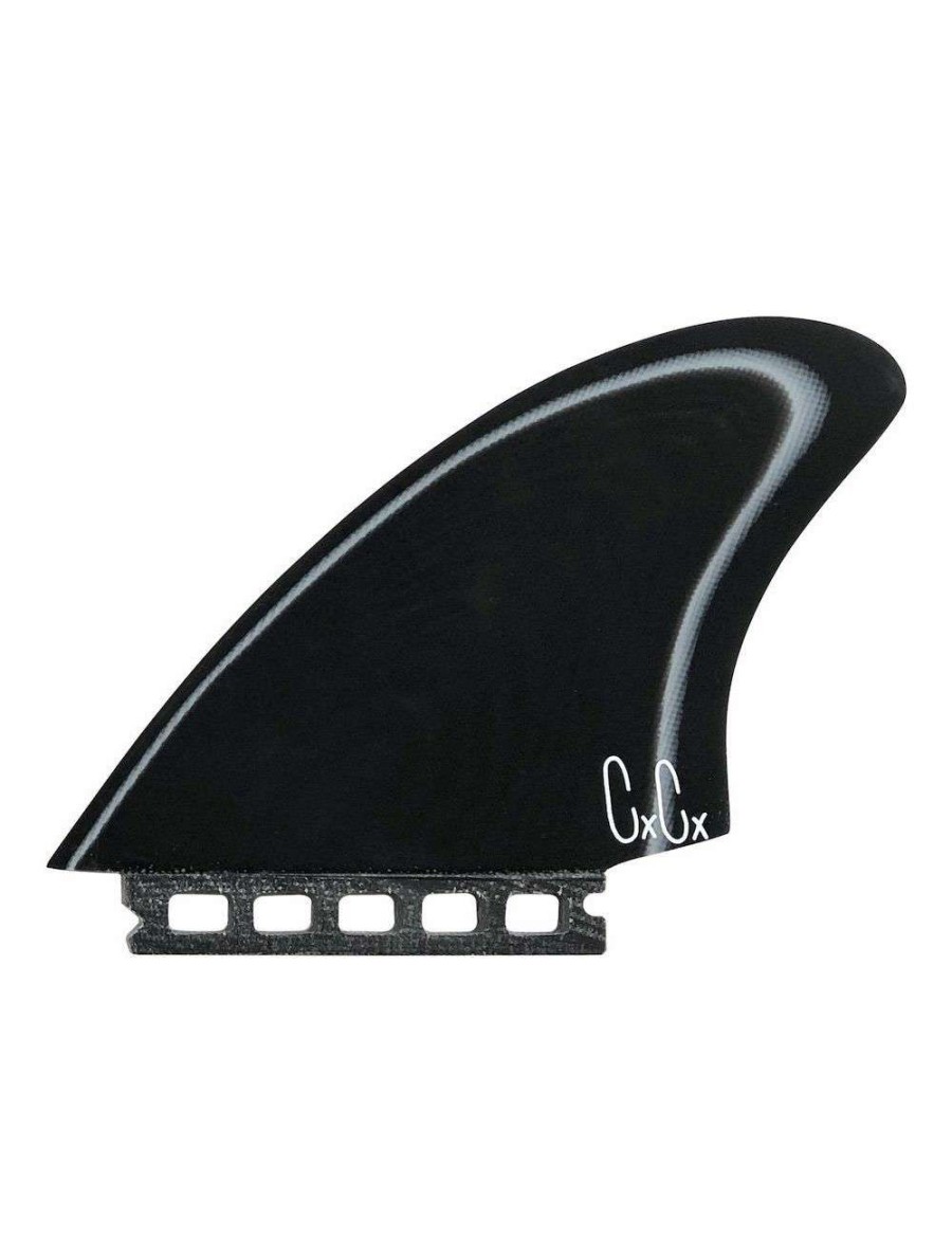 Surf Accessories * | Captain Fin Co. Chris Christenson Twin Keel Especial Black Futures Captain-Fin-Co Opening Sales