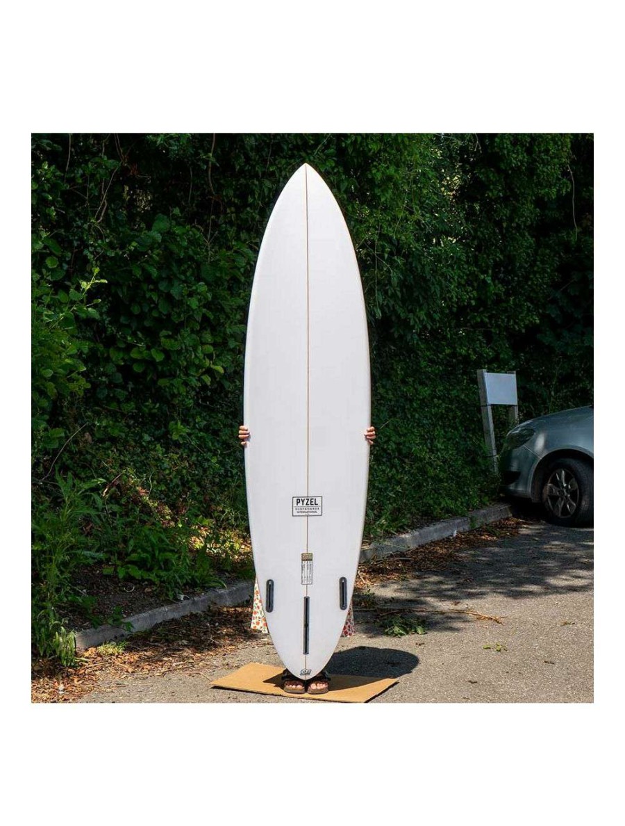 Surfboards * | Pyzel Mid Length Crisis Surfboard Clear Pyzel-Surfboards Exclusive