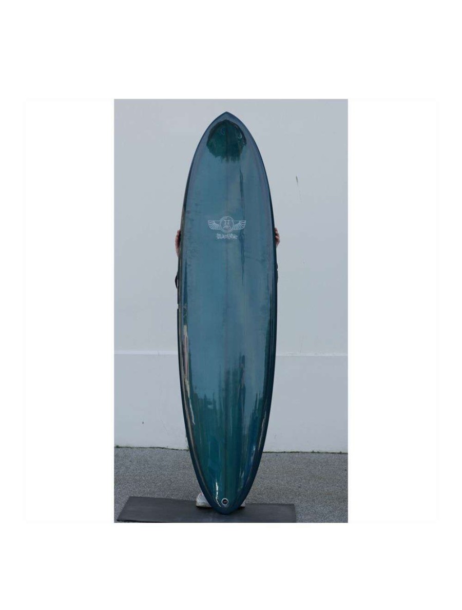 Surfboards * | Jim Banks 2+1 Surfboard 6'10" Faded Navy Jim-Banks-Surfboards 100% Guarantee