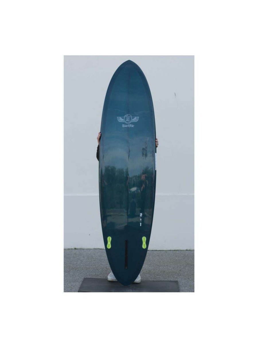 Surfboards * | Jim Banks 2+1 Surfboard 6'10" Faded Navy Jim-Banks-Surfboards 100% Guarantee