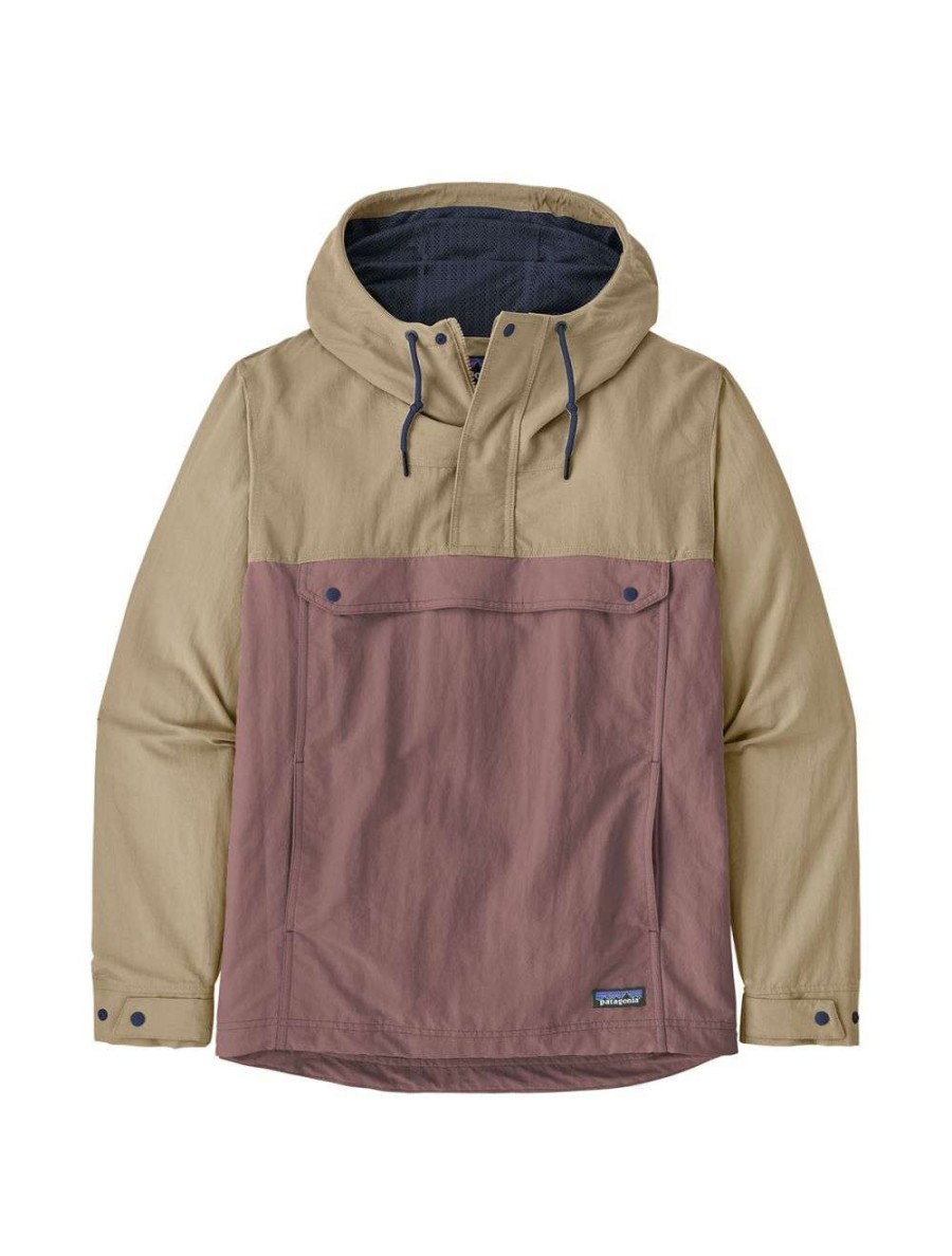 Clothing * | Patagonia Men'S Isthmus Anorak Evening Mauve New