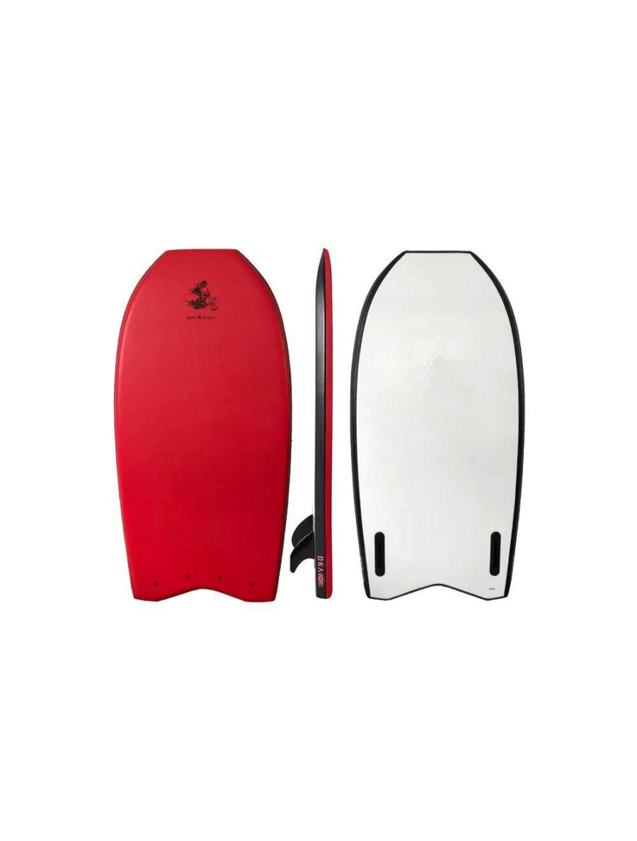 Surfboards * | Drag Speed Mcdraggit 46 Stand Up Boog Twin Fin Winny Red/White Drag-Surfboards Excellent