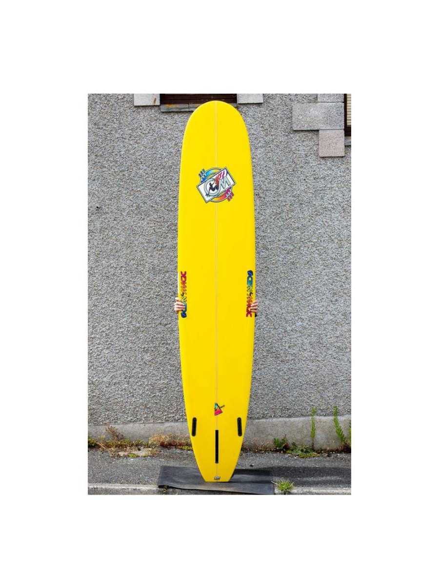 Surfboards * | Ocean Magic Om Nose Rider 9'6 Longboard Yellow Ocean-Magic Special Offers