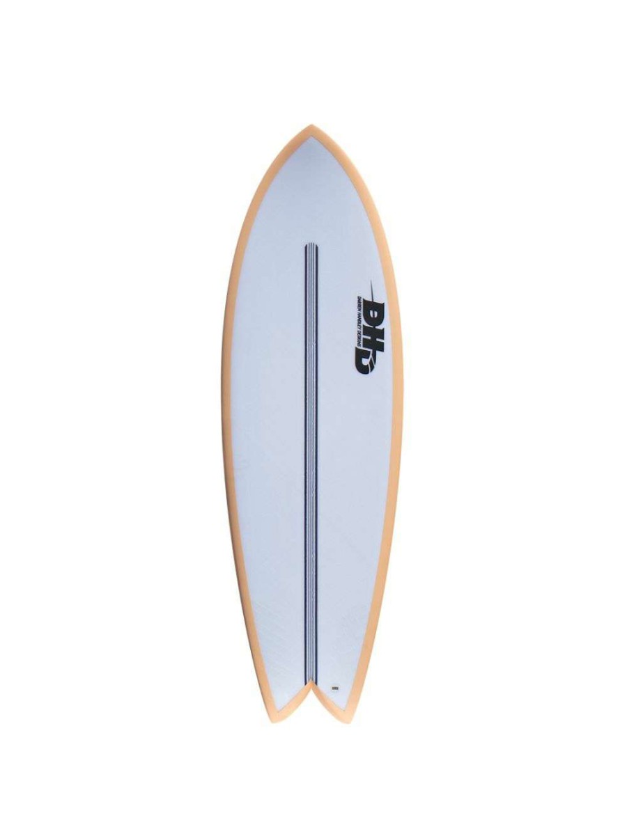 Surfboards * | Dhd Mini Twin Eps Surfboard Orange Dhd-Surfboards Quality Guarantee