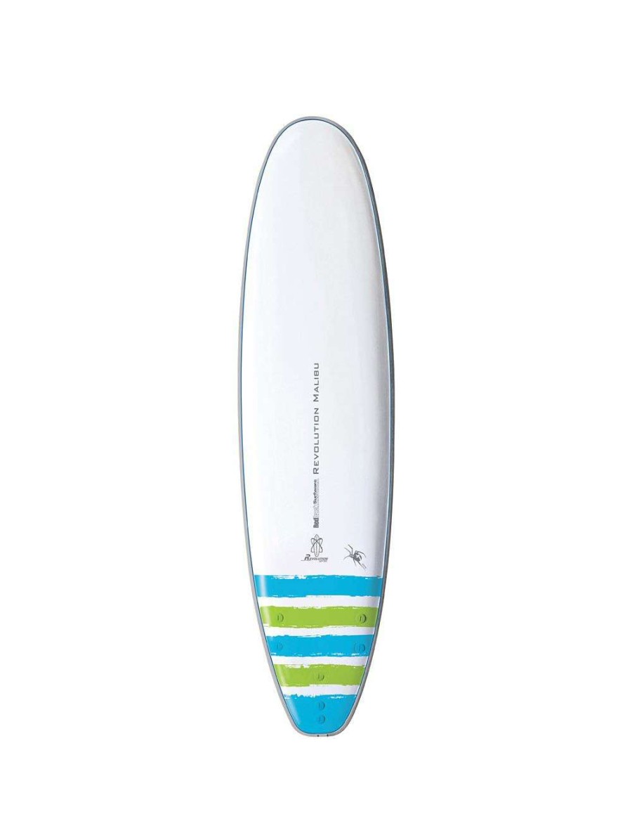 Surfboards * | Redback Revolution Malibu 8'0 Surfboard Blue Redback-Surfboards Sale Online