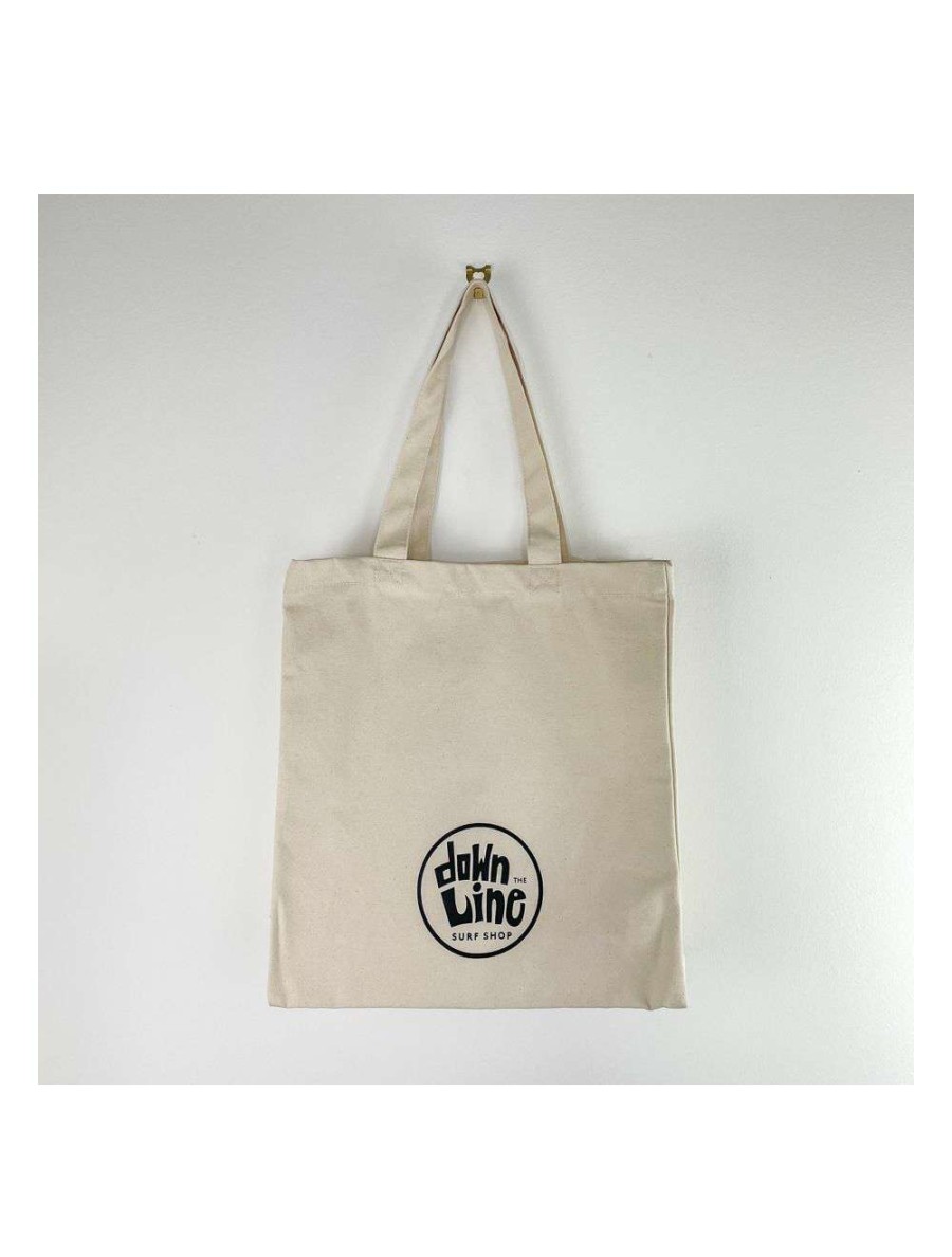 Clothing * | Dtl Surf Co. Tote Bag Natural Down-The-Line-Surf-Co Top Sellers