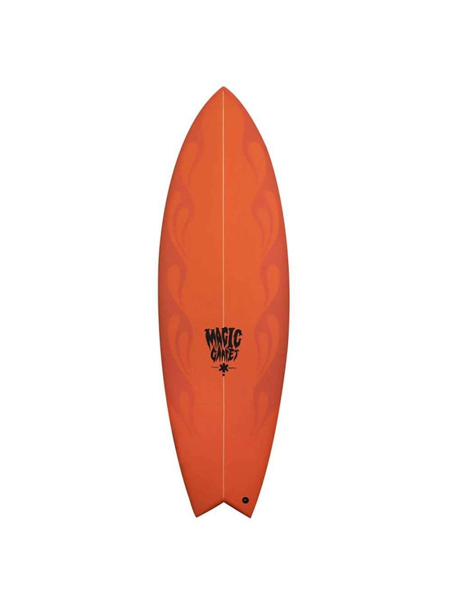 Surfboards * | Magic Carpet Dark Water Dagger Surfboard Burnt Orange/Flame Magic-Carpet-Surfboards Promotion