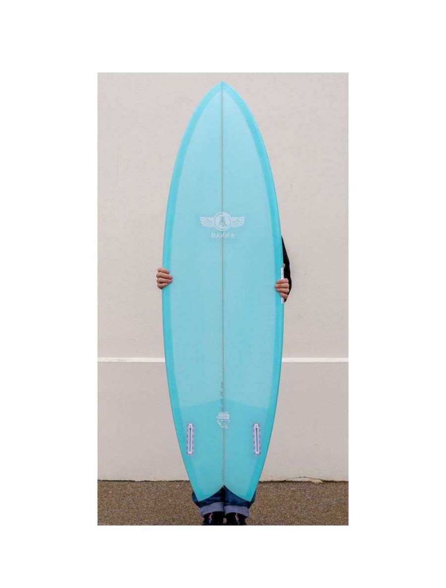 Surfboards * | Jim Banks Flv Magic Carpet Surfboard 6'2 Vintage Aqua Jim-Banks-Surfboards Opening Sales