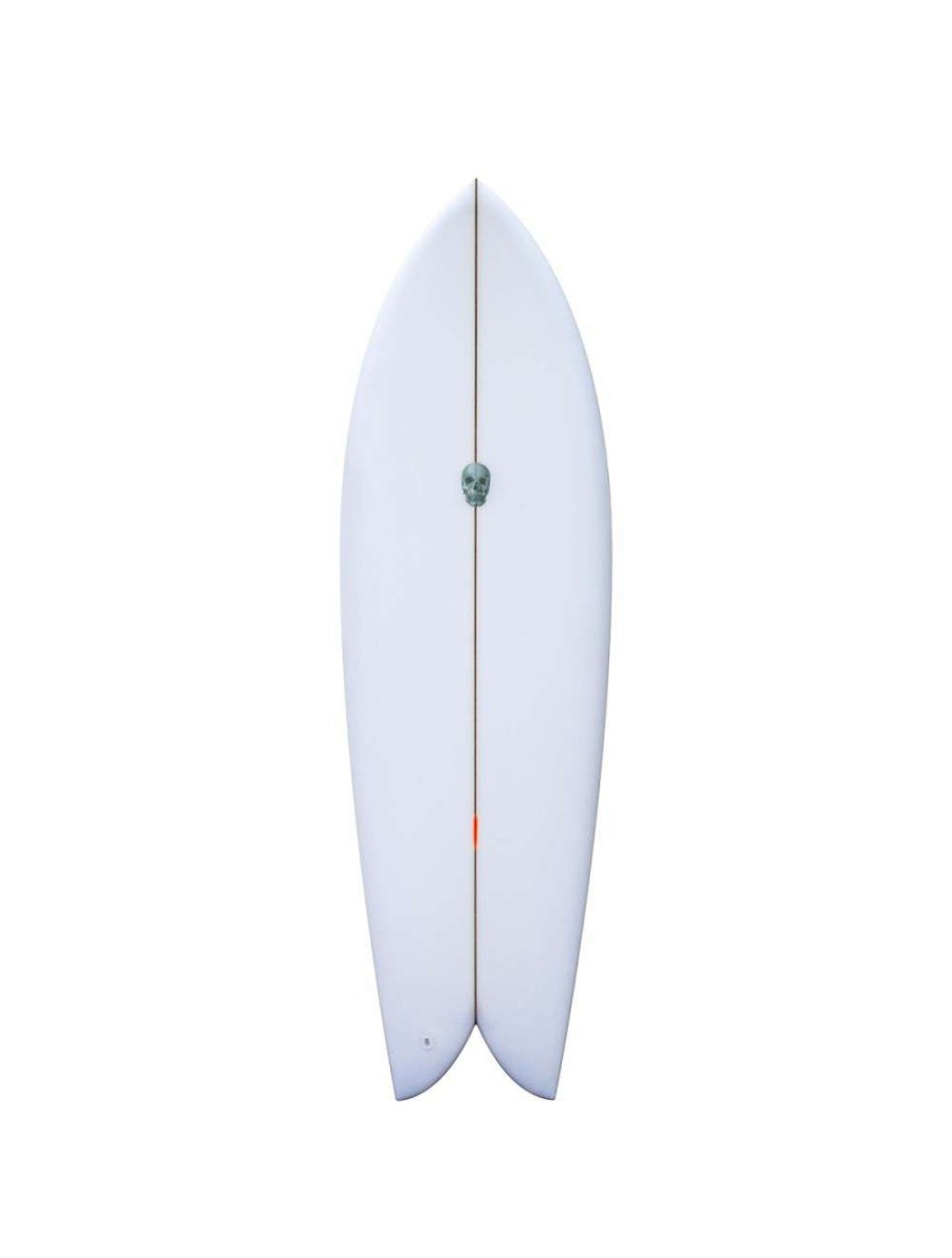 Surfboards * | Christenson Twin Fin Fish Surfboard 5'10" Clear Rails Best Price