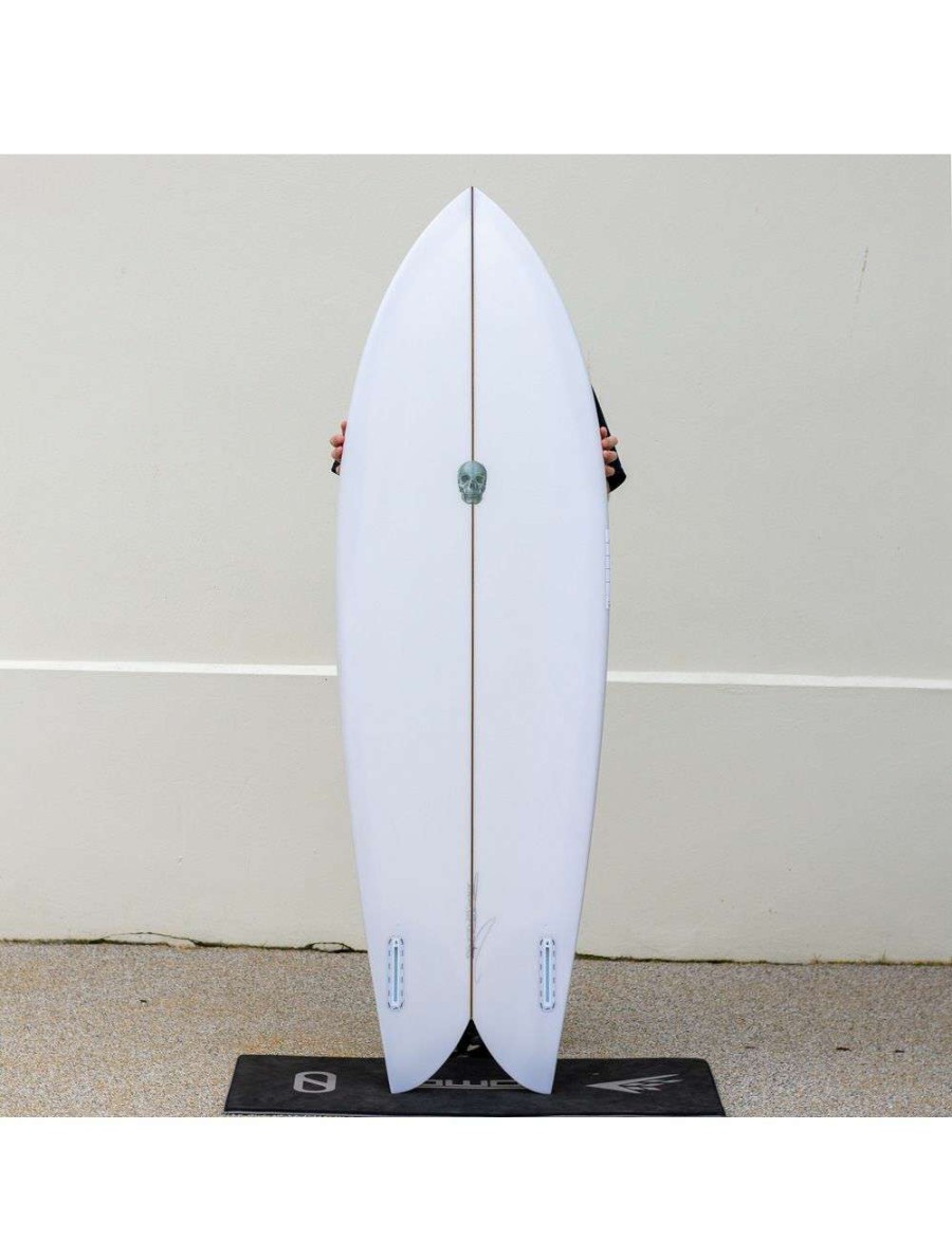 Surfboards * | Christenson Twin Fin Fish Surfboard 5'10" Clear Rails Best Price