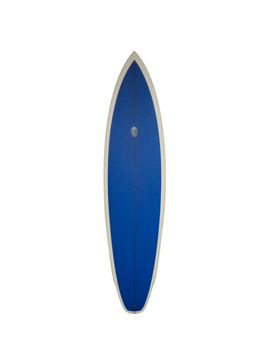 Surfboards * | Christenson Lane Splitter Mid Surfboard 7'4 Blue 100% Guarantee