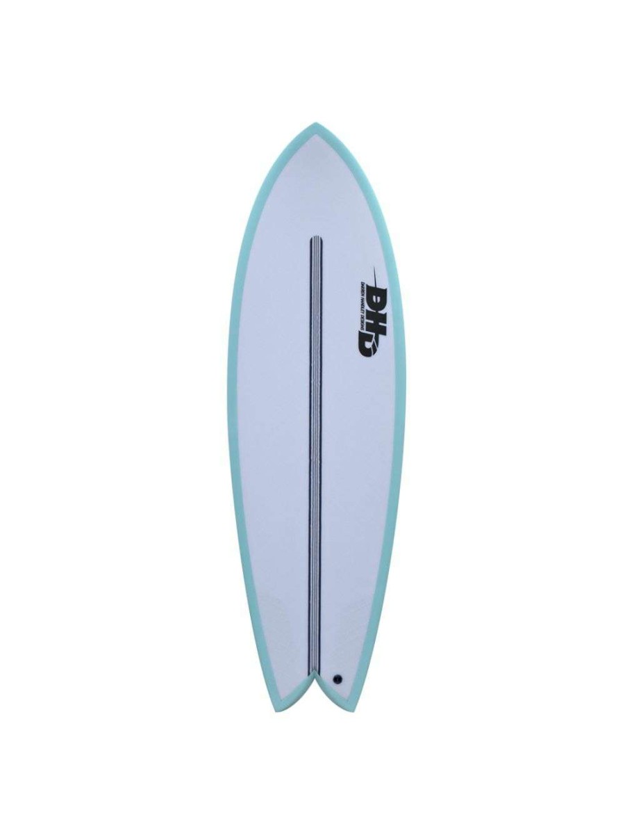 Surfboards * | Dhd Mini Twin Eps Surfboard Blue Dhd-Surfboards Special