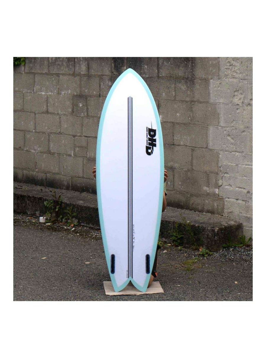 Surfboards * | Dhd Mini Twin Eps Surfboard Blue Dhd-Surfboards Special