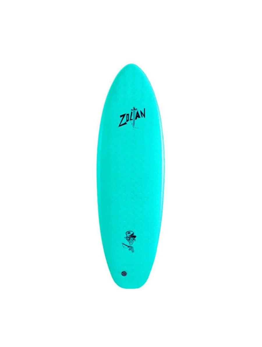 Surfboards * | Drag Dart Zoltan Thruster 6'6 Softboard Turquoise/Black Drag-Surfboards Opening Sales