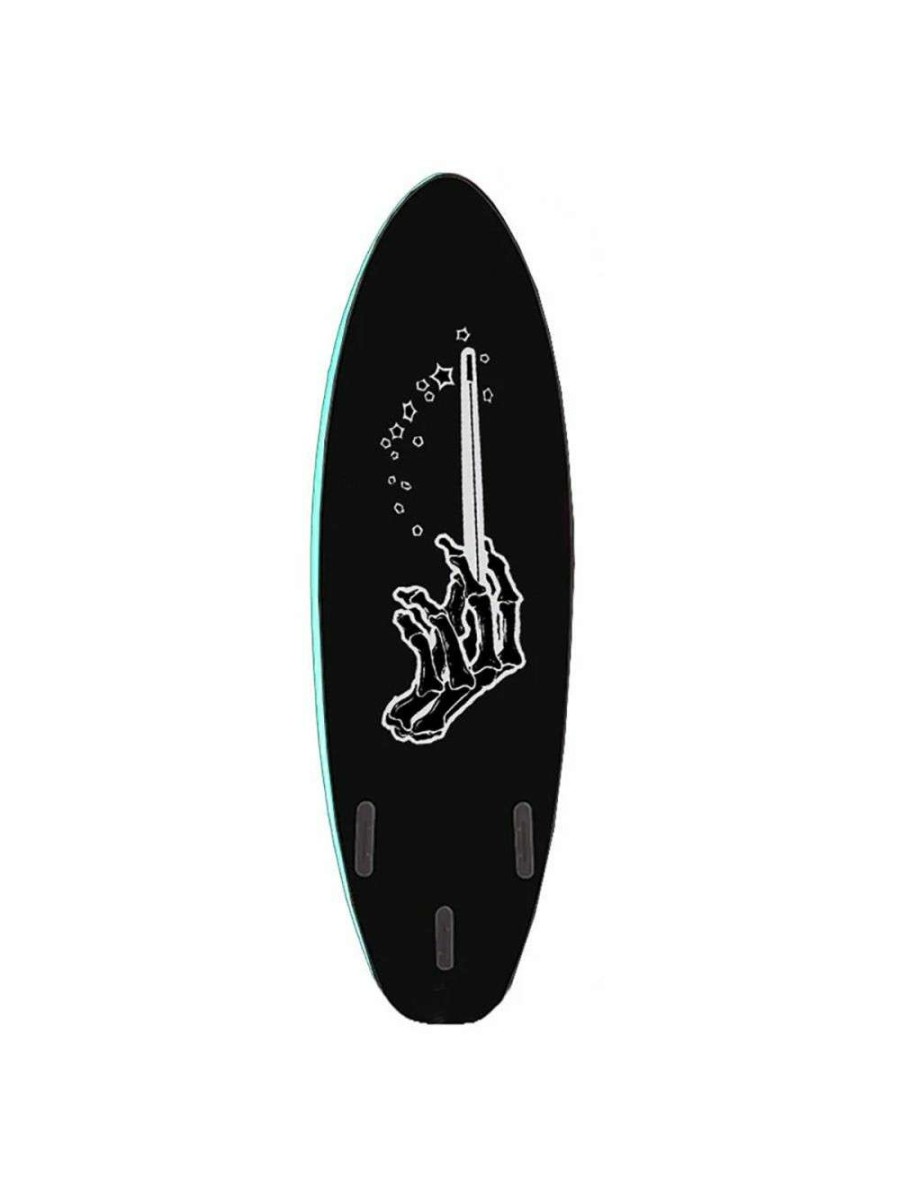 Surfboards * | Drag Dart Zoltan Thruster 6'6 Softboard Turquoise/Black Drag-Surfboards Opening Sales